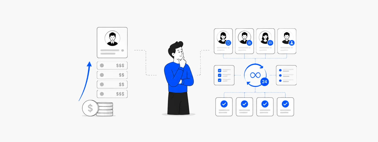 Groupware agen AI untuk organisasi Anda.
